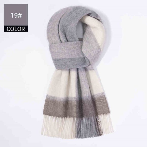 Winter New Men's Cashmere Scarf - Image 8