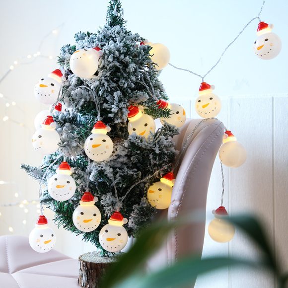 Snowman string lights Christmas lights decoration lights - Image 4