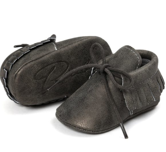 Small seven baby shoes leather soft baby shoes soft socks spring new - Image 2