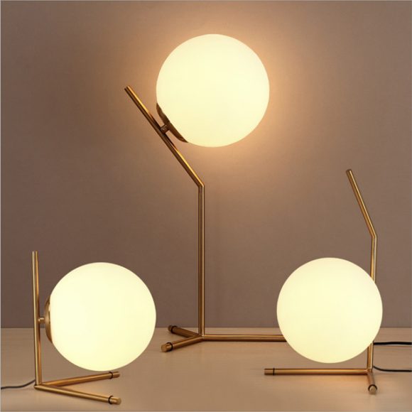 Simple glass ball table lamp - Image 7