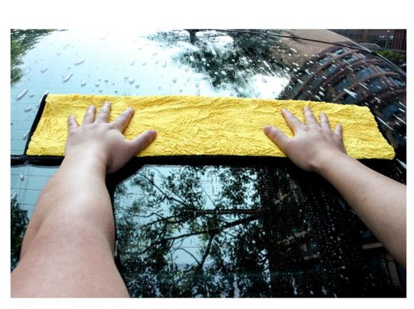 Car wash towel cleaning cloth special towel not lint car glass absorbent rag non-deer skin towel thickening without leaving marks - Image 5