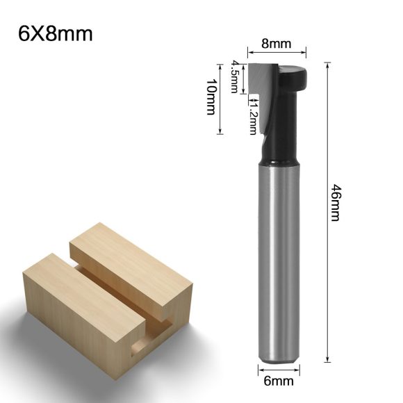 Woodworking cutter 1/4 handle keyhole cutter - Image 6