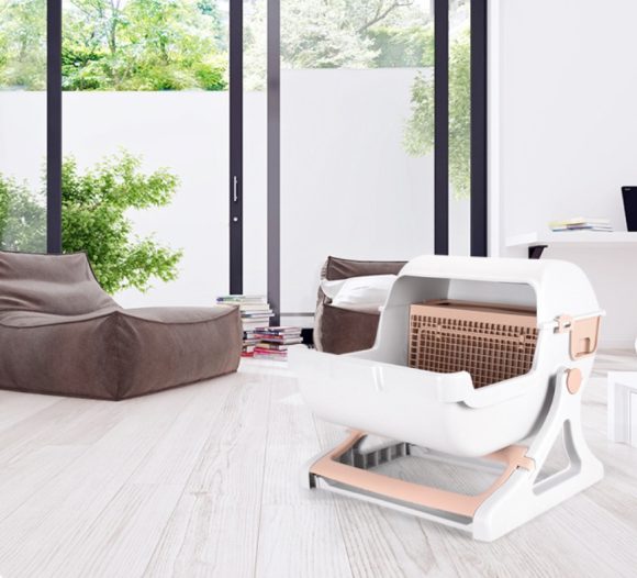 Cat toilet pet toilet semi-enclosed litter box - Image 3
