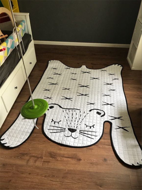 Toys Baby Play Mat Kids Carpet White Tiger Plush Rugs For Liveing Room Decoration Floor Mats Developing Mat For Children - Image 4