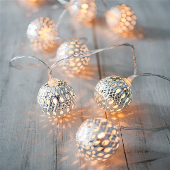 LED Fairy Garland Hollow wrought iron Ball - Image 6