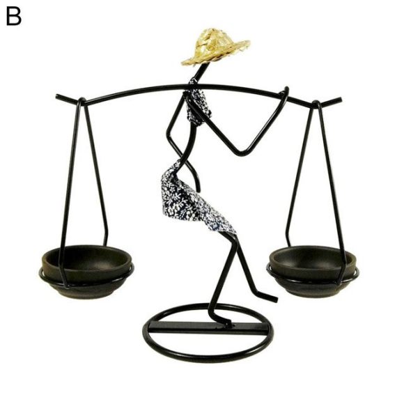 Candle Holder Romantic Candle Holder Carrying Girl Decoration - Image 6