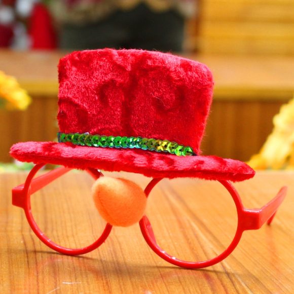 Christmas glasses frame Christmas party supplies Christmas gifts Christmas decorations glasses Santa glasses - Image 2