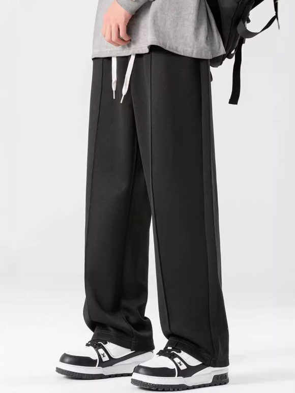 Loose Straight Casual Men's Clothing Pants - Image 3