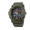 Time beauty personality solar watch fashion electronic double display waterproof outdoor sports men's watch student watch - Image 3