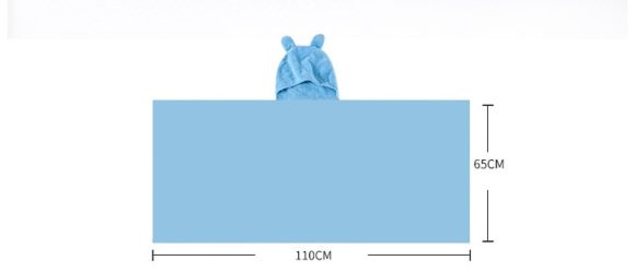 Cotton baby care hooded bath towel - Image 6