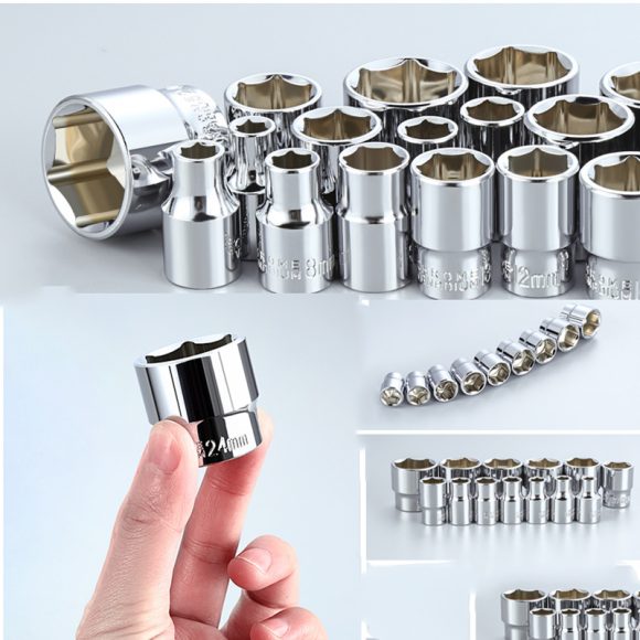 Auto repair tool ratchet quick socket wrench set - Image 10