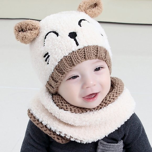 Wool scarf baby hat - Image 5