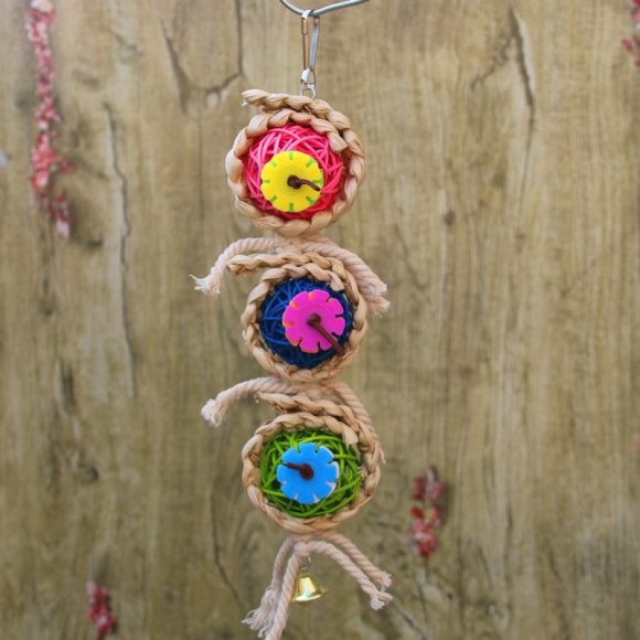 Parrot Supplies Pet Bird Toy Bite Toy Ran Vine Bal Twist String - Image 3