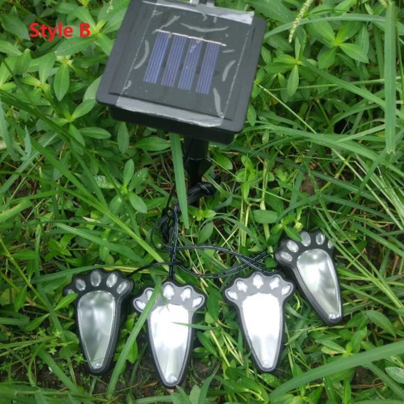 Solar Powered Animal Paw Print Lights LED Solar Lamps Garden Outdoors Lantern LED Path Decorative Lighting Lamp - Image 6