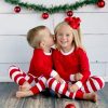 Family striped christmas pajamas - Image 3