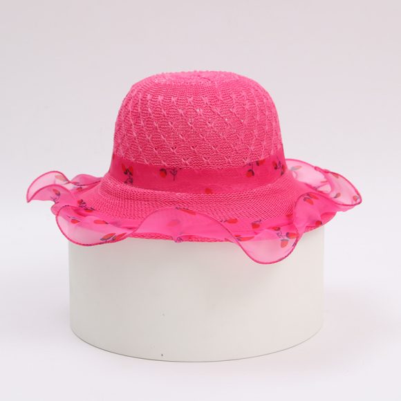 Princess straw hat kids sun hat - Image 10