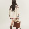 Jacquard Splicing Motorcycle PU Leather Jacket - Image 5