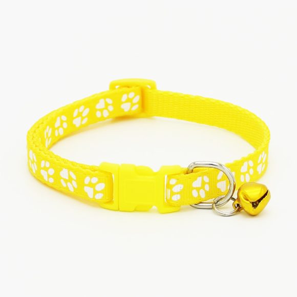 The pet cat wears a bell collar - Image 6