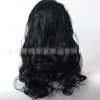 European and American fashion black big wave wig high-grade chemical fiber front lace head cover - Image 3