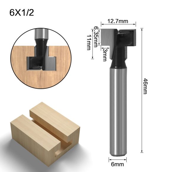 Woodworking cutter 1/4 handle keyhole cutter - Image 5