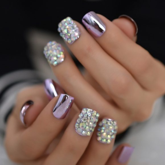 Metal false nails for women - Image 6