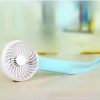 Mini usb hand fan cooling portable fan led light air conditioner cooler adjustable speed heat rechargeable battery fans 200mm - Image 2