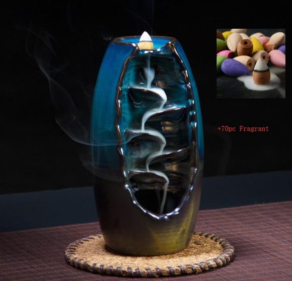 Multi-layers Ceramic Back flow Incense Burner - Image 7
