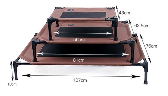 Pet bed dog moisture-proof removable washable stack dog bed Oxford cloth camp bed - Image 3
