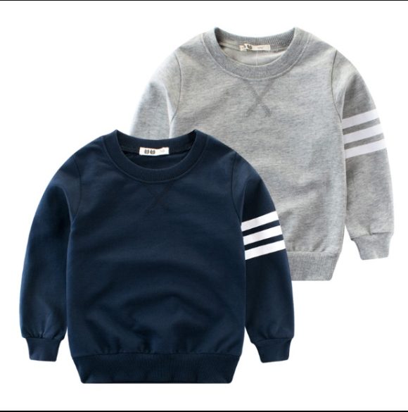 Boy's long sleeve round neck pullover - Image 3