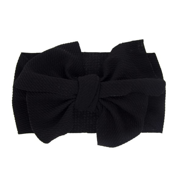 New-born baby's solid-colored bow headband - Image 2
