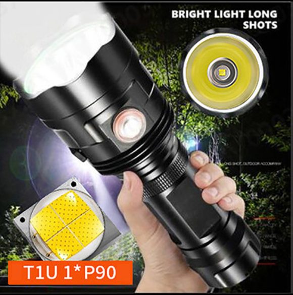XHP90 Powerful LED Flashlight XHP50 Tactical Torch - Image 4