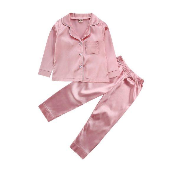 Pure Color Children's Bathrobe Casual Fashion Suit - Image 3