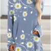 New Flower Small Chrysanthemum Irregular Top - Image 2