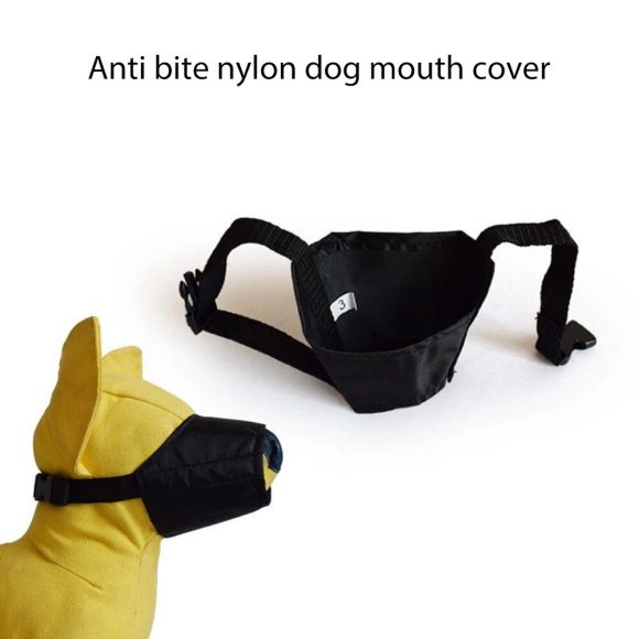 Dog Muzzle - Adjustable Soft Breathable Tribal Nylon Dog Mouth Guard Cover For Small, Medium And Large Dogs, Anti Chewing, Barking & Biting - Image 4