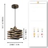 Bedside Chandelier American Vintage Living Room Bedroom Chandelier - Image 6