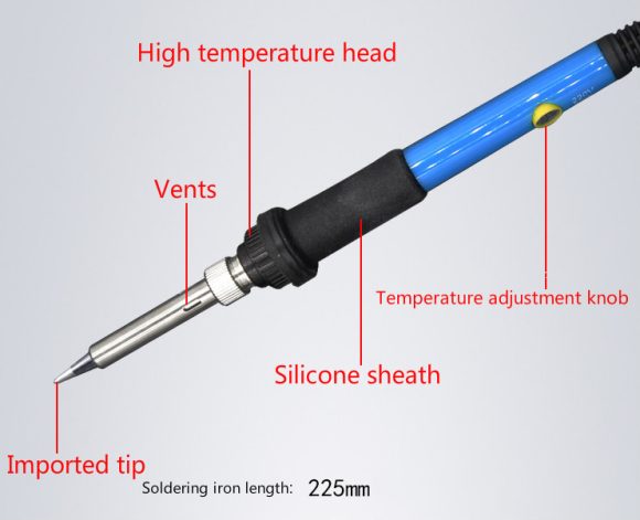 Adjustable temperature soldering iron set Engraving hot flower soldering iron soldering tool - Image 5