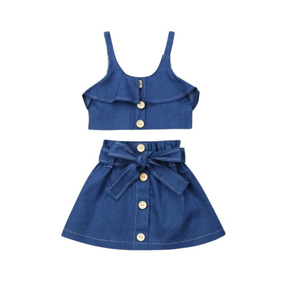 Children's clothing girls suspender skirt - Image 4