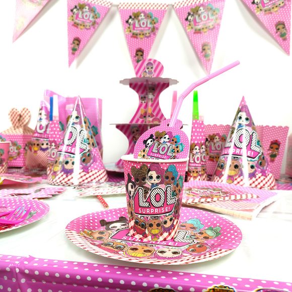 Cartoon doll birthday theme cake stand - Image 7