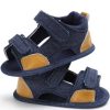 Denim baby Velcro sandals toddler shoes baby shoes - Image 3