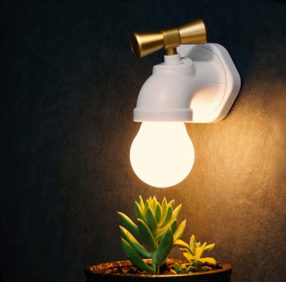 Faucet Night Lamp LED Induction Bed Lamp USB Charging Sound-controlled Night Lamp - Image 4