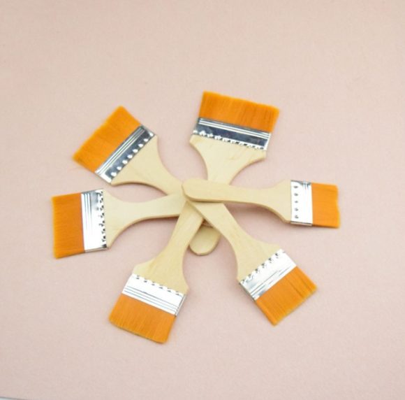 Nylon board brush home improvement paint brush wooden handle tool brush oil painting brush - Image 3