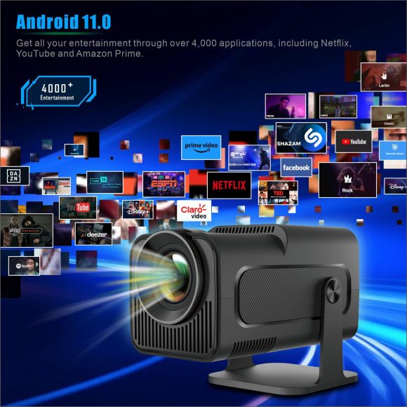 HY320 Android Small HD Smart Projector 1080p - Image 4