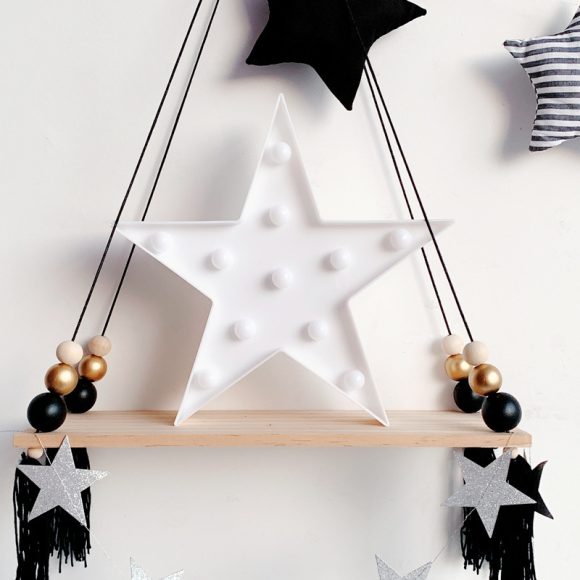 Decorative five-pointed star lights - Image 4