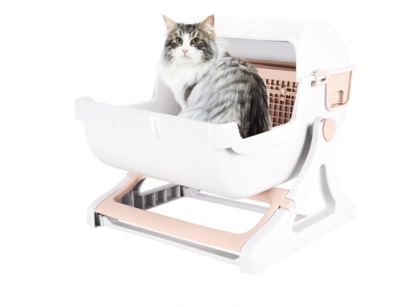 Cat toilet pet toilet semi-enclosed litter box - Image 6