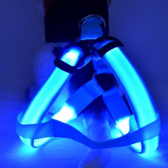 Pet Products LED Luminous Dog Chest Strap Large Dog Luminous Dog Leash - Image 7
