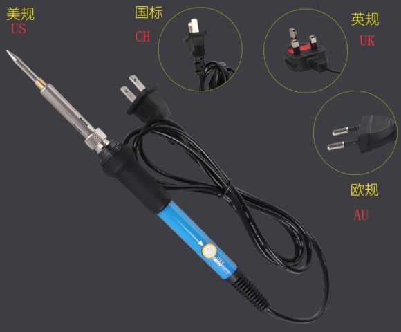 Electric iron set 28 pieces of adjustable temperature brush - Image 2