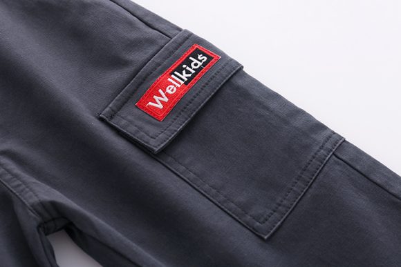 Children's cotton slim feet casual pants - Image 6
