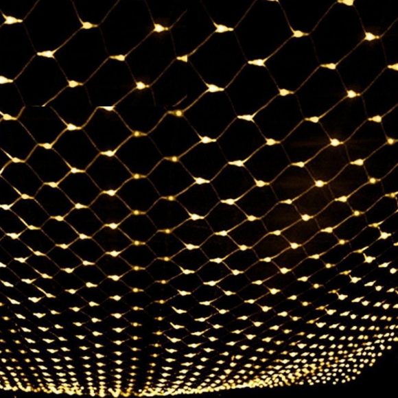 Christmas led lights string lights outdoor waterproof fishnet lights full of stars paved holiday lights wedding ins decorative lights - Image 7