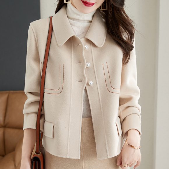 Fashionable Korean Style Slimming Casual All-matching Graceful Solid Color Small - Image 3