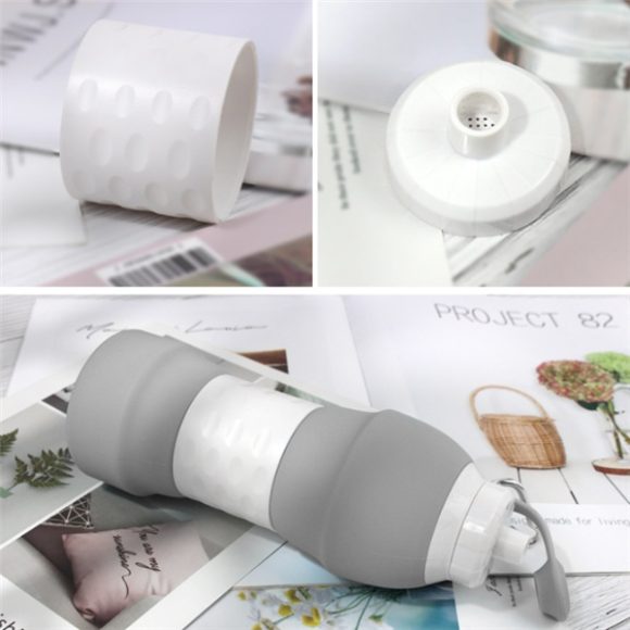 Silicone folding water bottle - Image 7